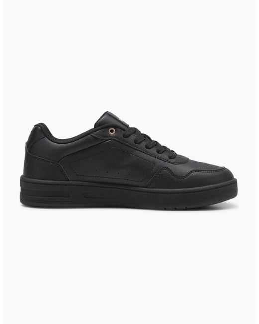 PUMA Black Court Classy Trainers
