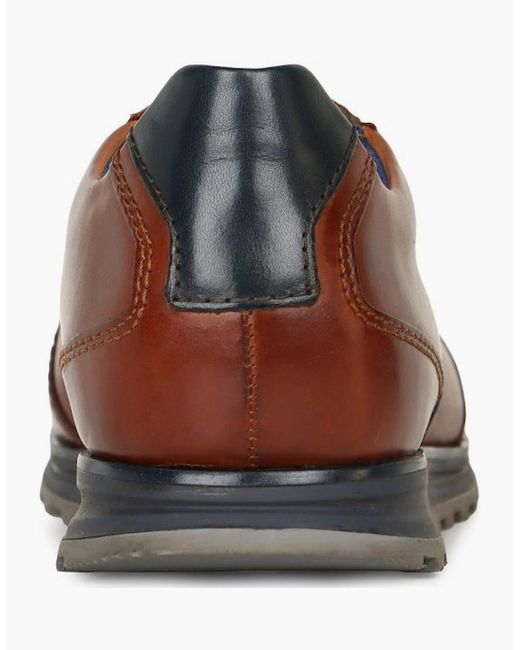 Bugatti Brown 'Cellar' Smart Trainers for men