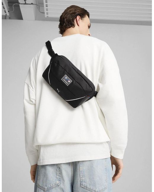 PUMA Black Bmw Mms Large Waist Bag Bum for men