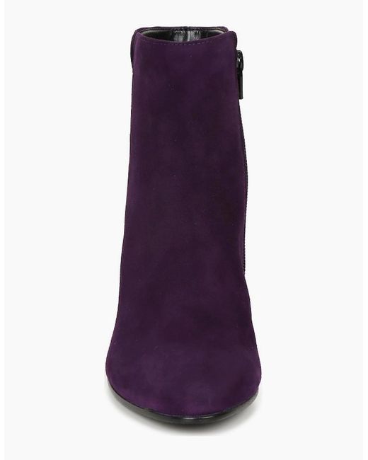 Gabor Purple Abbey Ankle Boots