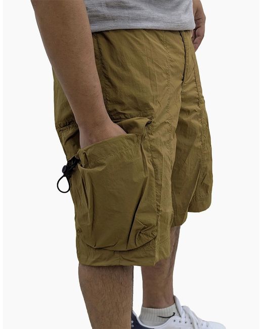 Timberland Green Cargo Shorts Elasticated Summer Casual Quick Dry Beach Shorts for men
