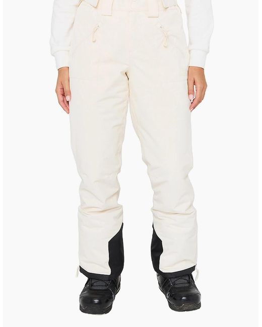Rip Curl White Rip Curl Rider Anti Series Snow Pants