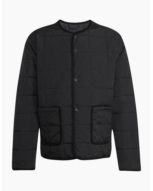Adidas Black Quilted Jacket for men