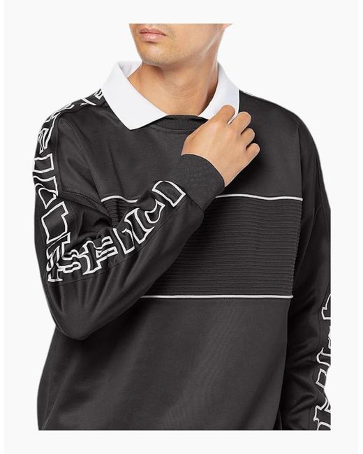 DIESEL Black S-Acord 0Kuta Crew Neck Sweatshirt Stretch Pullover Jumper S for men