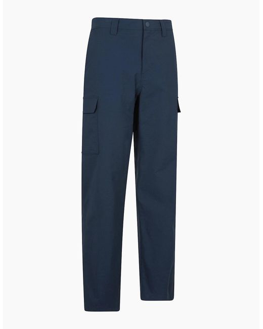 Mountain Warehouse Blue Delta Stretch Cargo Trousers for men