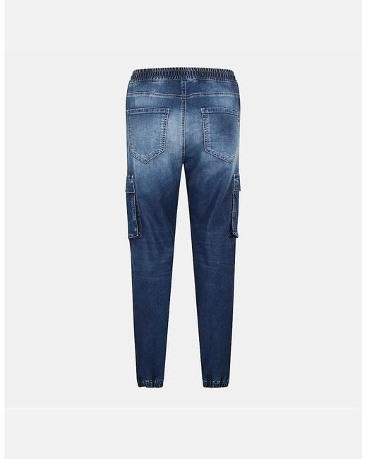 DIESEL Blue Carpenter Tapered Fit Jeans