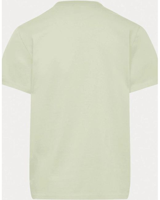Moose Knuckles Green Satellite Basic Logo Mint T-Shirt for men