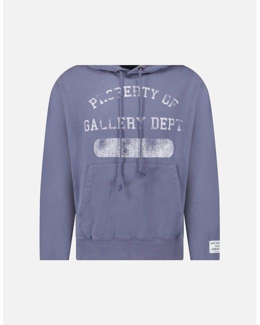 GALLERY DEPT. Blue “Property Of” Vintage Washed Hoodie for men