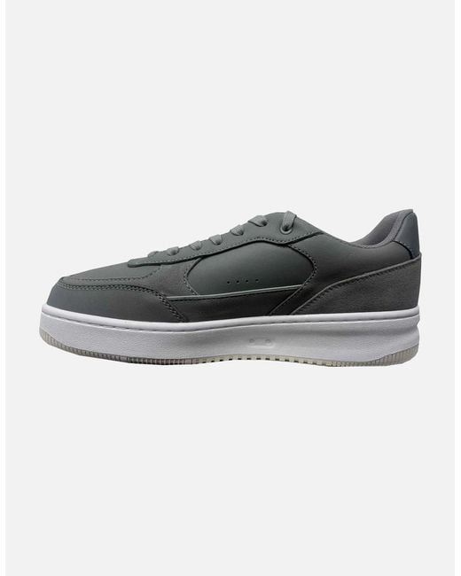 Lacoste Gray L001 Ace Leather Trainers for men