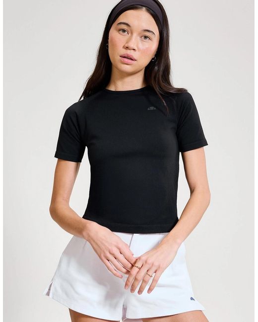Ellesse Black La Bella Ss Fitted T-Shirt for men