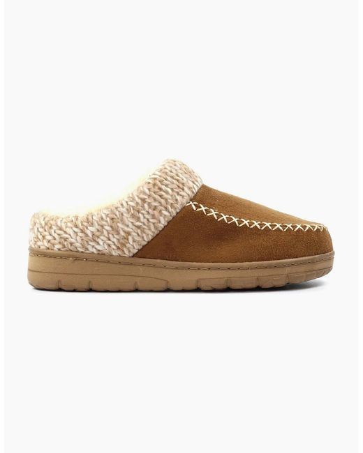 Lunar Brown Albany Boxed Slippers