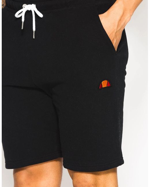 Ellesse Black Noli Fleece Short for men