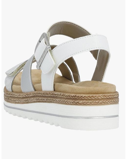 Remonte White Jocelyn2 Sandals