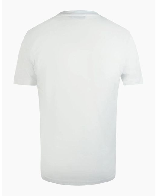 Roberto Cavalli White Cavalli Class Vibrant Floral Logo T-Shirt for men