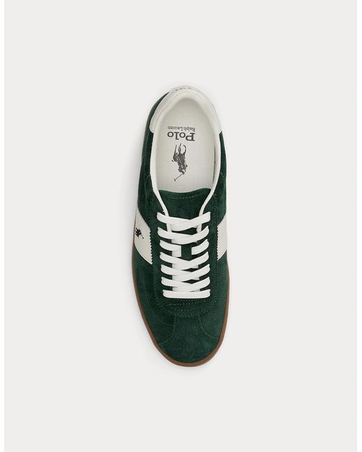 Polo Ralph Lauren Black Court Vlc Pp Court Trainers Forest/Deckwash for men