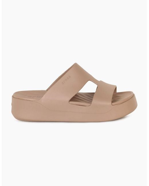 CROCSTM Brown Getaway Platform H-Strap Sandals