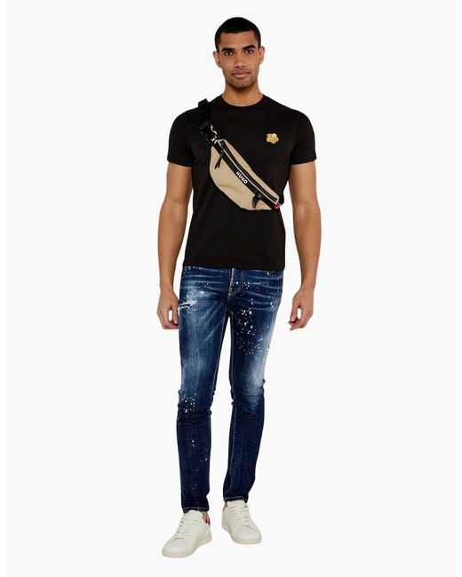 DSquared² Blue Cool Guy Jeans Paint Splatter Design for men