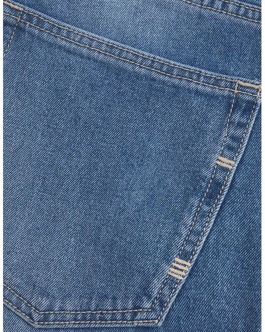 Vingt Quatre Denim Blue Vingt Quatre Slim Fit Light Jeans for men