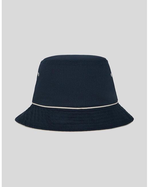 Lyle & Scott Blue Piped Bucket Hat for men