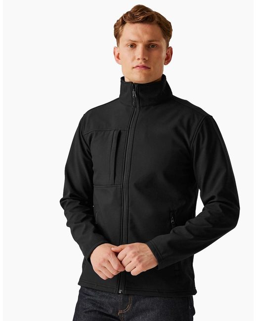 Regatta Black Professional Octagon Ii Waterproof Softshell Jacket for men