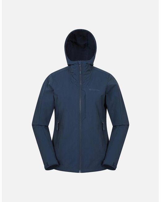 Mountain Warehouse Blue Ladies Retreat Packable Soft Shell Jacket