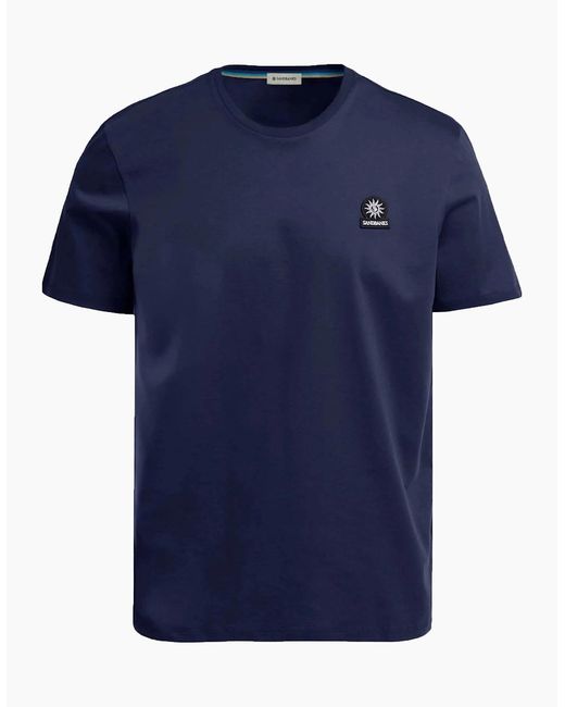 Sandbanks Blue Badge Logo T-Shirt for men