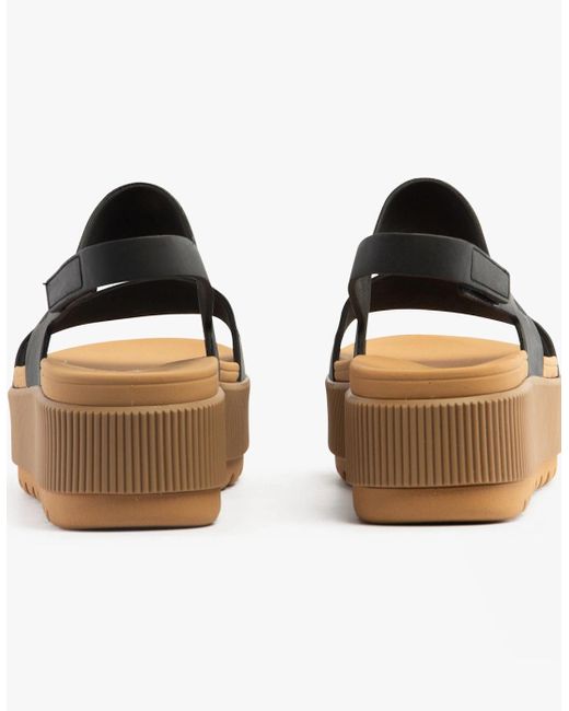 Reef Black Water Vista Higher Sandals/Tan