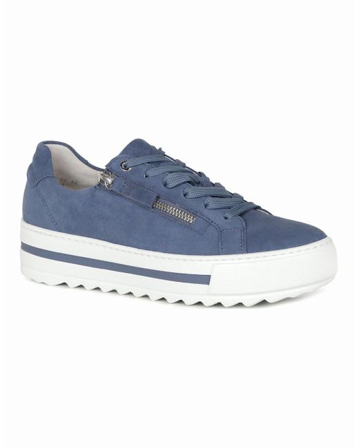 Gabor Blue Heather Casual Trainers