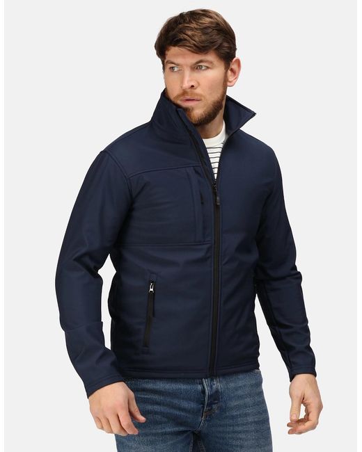 Regatta Blue Professional Octagon Ii Waterproof Softshell Jacket for men