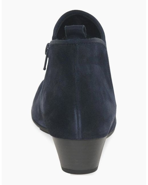 Gabor Blue Trudy Ankle Boots
