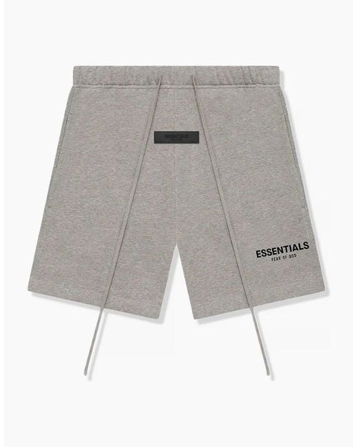 Fear Of God Gray Sweatshort 'Dark Oatmeal'