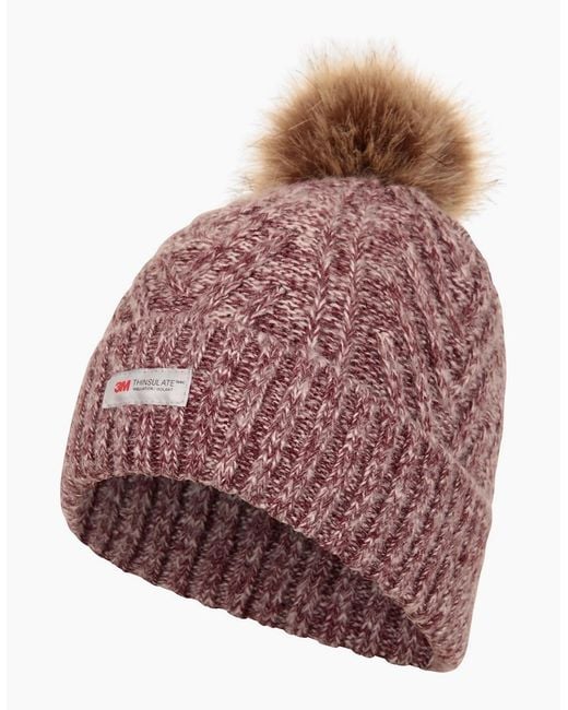 Mountain Warehouse Red Ladies Thinsulate Beanie