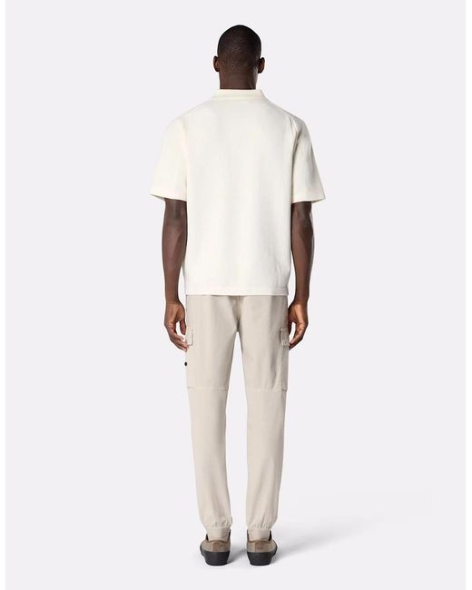 Stone Island Natural S00B5 Knitted Polo for men