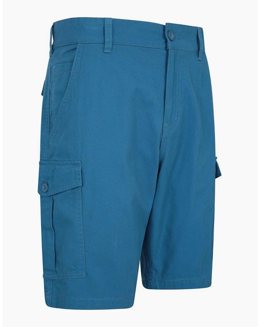 Mountain Warehouse Blue Lakeside Cargo Shorts for men
