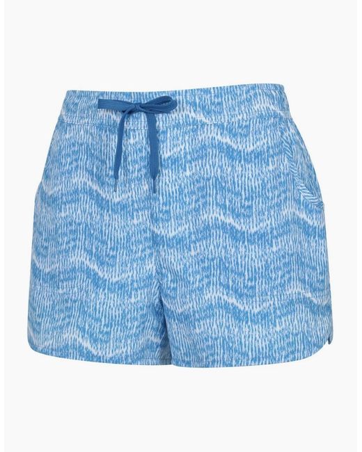 Mountain Warehouse Blue Ladies Patterned Stretch Boardshorts
