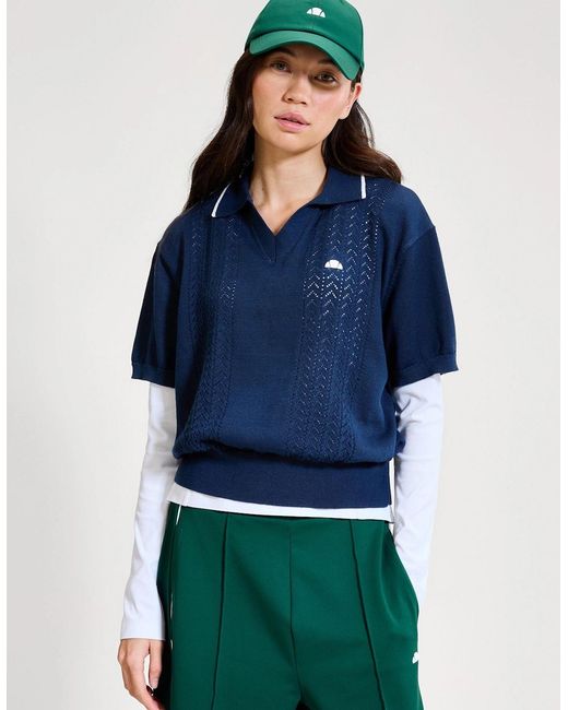Ellesse Blue Maurices Polo Top