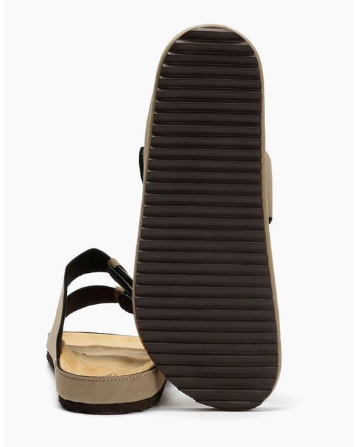 Original Penguin Brown Penguin Panache Sand Sandals for men