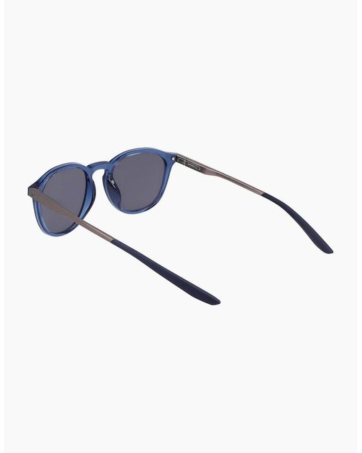 Nike Blue Rd Wayfarer Sunglasses for men