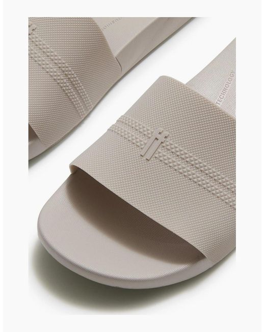 Fitflop White Iqushion Pool Polyurethane Pale Slides for men