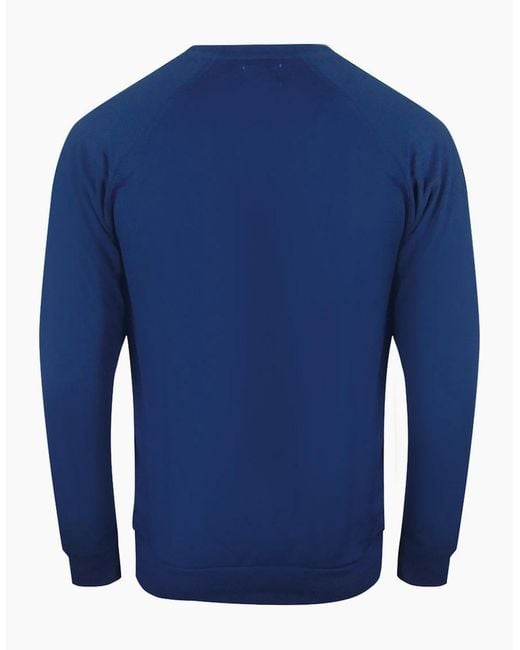 Aquascutum Blue Old School Crewneck Tracksuit Set