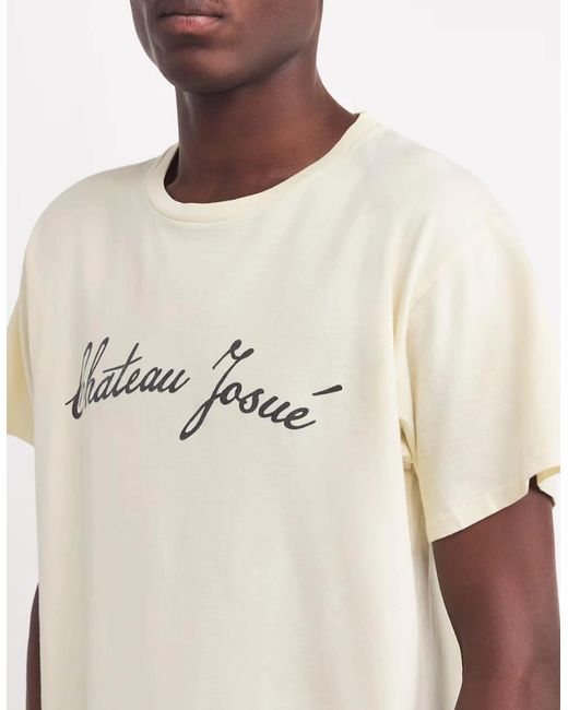 GALLERY DEPT. White Chateau Josue Script Tee Archival