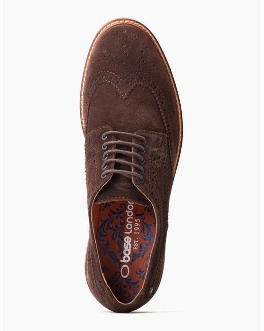 Base London Brown Hatfield Brogues for men
