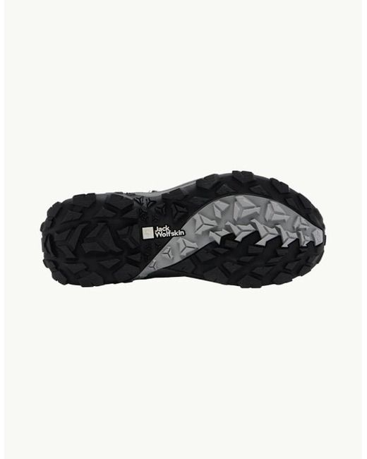 Jack Wolfskin Black Vojo Tour Lt Texapore Mid Shoes for men