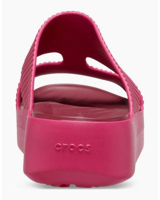 CROCSTM Pink Getaway Platform Synthetic Dragon Fruit Sandals