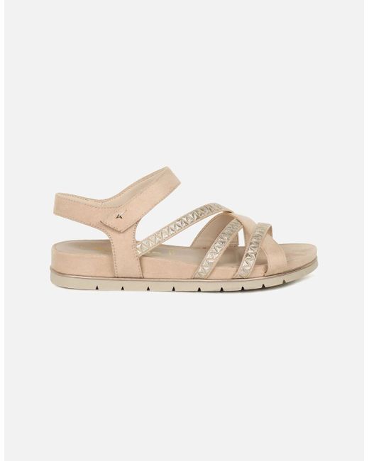 Tamaris Natural Orchid Sandals
