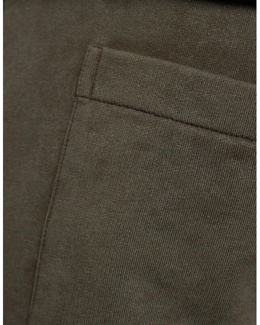 Lyle & Scott Green Heavy Wash Cotton Joggers for men