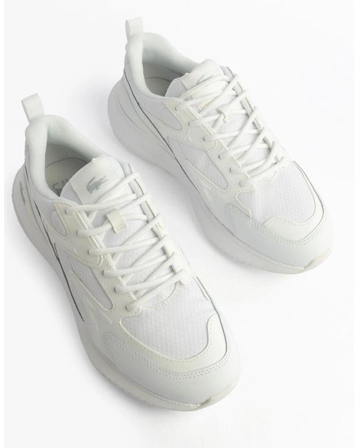 Lacoste White L003 Evo Performance Trainers Trainers for men