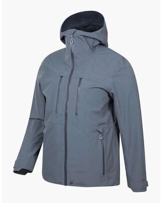 Mountain Warehouse Blue Kailash 2.5 Layer Waterproof Jacket for men