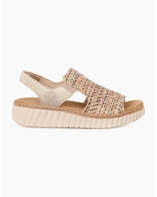 Rieker Natural Cuba Sandals