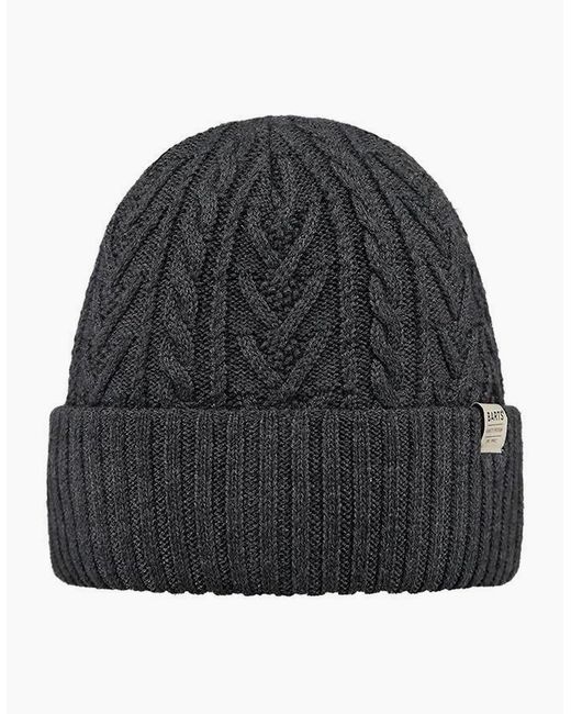 Barts Gray Pacifick Fleece Lined Beanie for men